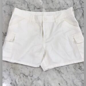 Brandy Melville White Cargo Shorts Casual Style